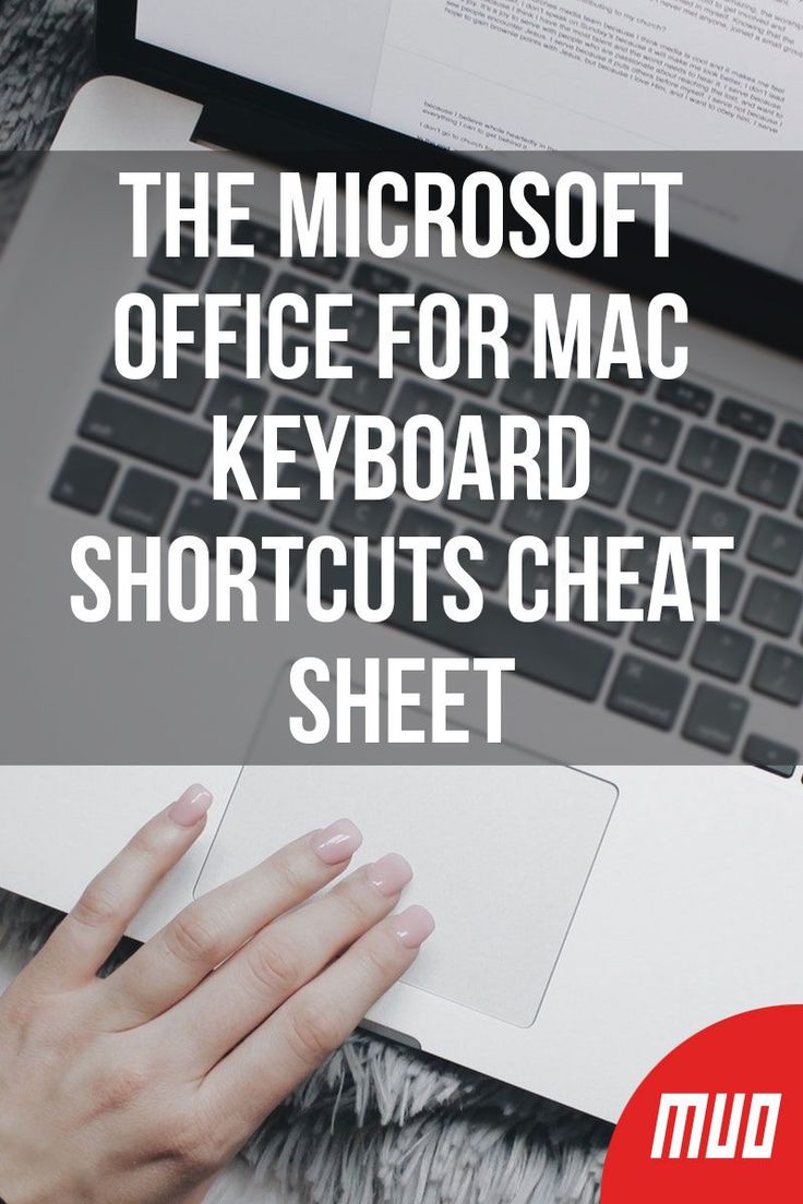 microsoft office shortcut for strikethrough on mac